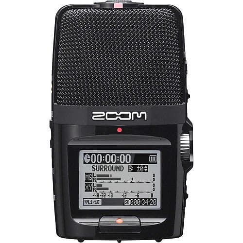 Zoom H2n Stereo/Surround-Sound Portable Handy Recorder with Onboard 5-Mic Array image 1