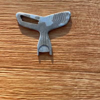 1950s-1960s Premier / Olympic Model 1615 Slotted Drum Key Whale Tail image 2