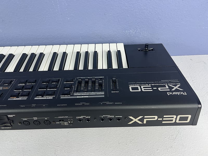 Roland XP-30 61-Key 64-Voice Expandable Synthesizer + Case/cover “All new  switches”