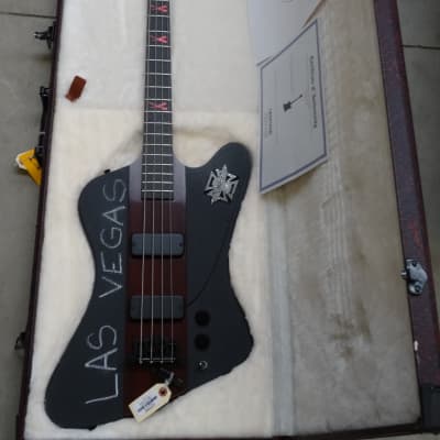 Gibson Nikki Sixx Owned, Played & Signed Thunderbird Bass with COA & Case Mötley Crüe image 12