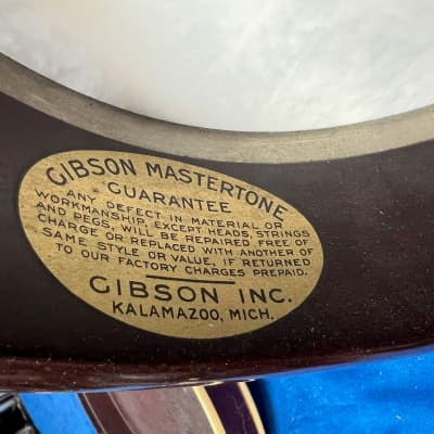 Vintage Gibson TB-3 Mastertone 4-string Tenor Banjo with Original Case 1928 image 19
