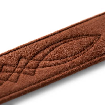 Taylor Strap, Vegan Leather, Medium Brown, 2" image 2