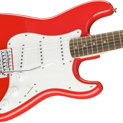 Squier 0370600570 Affinity Stratocaster Electric Guitar, Race Red image 1