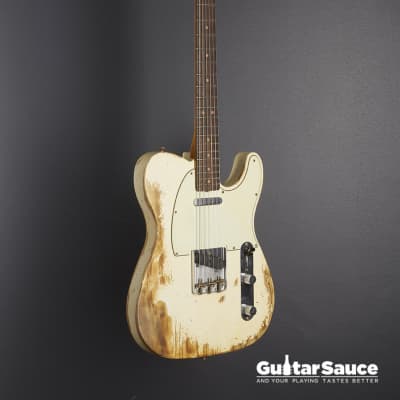 Fender Custom Shop LTD Telecaster ’63 White Super Heavy Relic Used 2019 (Cod.1381UG) image 6