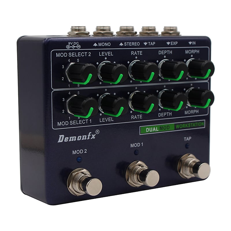 Demon Fx DemonFx Dual Mod Workstation Delay Reverb Tremolo