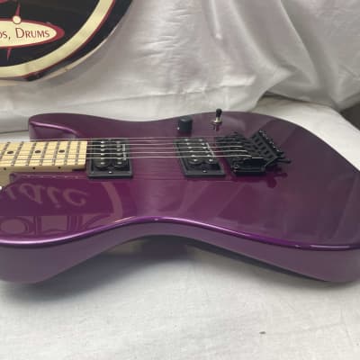 Charvel USA Select San Dimas Style 2 HH FR Singlecut Guitar - Purple / Maple neck image 11