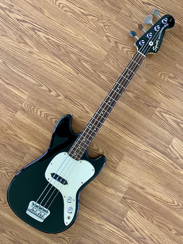 Squier VISTA Musicmaster Bass 1997 Black RARE | Reverb