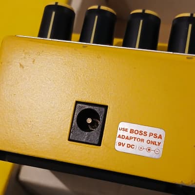 Boss OD-2R Turbo OverDrive (Silver Label) 1994 - 1997 - Yellow image 4