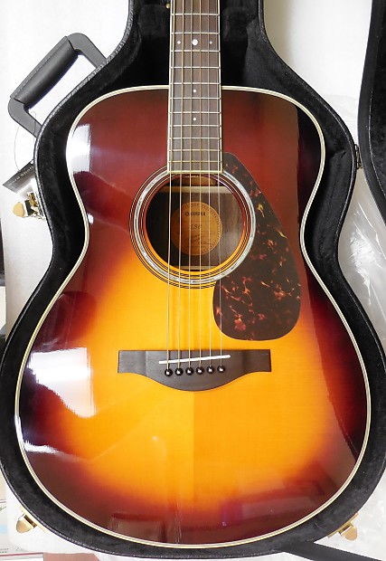 Yamaha LS6 Brown Sunburst Acoustic Electric with Hard Case | Reverb