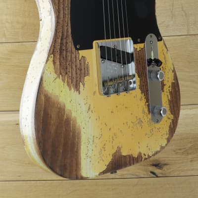 Fender Custom Shop 52 Tele Super Heavy Relic Aged Nocaster Blonde R130263 image 3