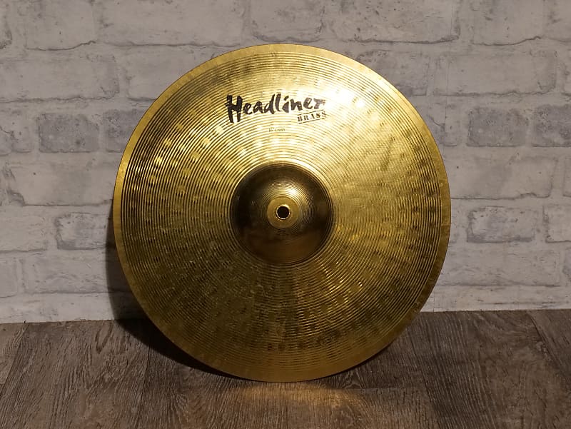 Meinl Headliner Brass Crash Cymbal 16”/40cm Cymbal Drum Accessory #FM28