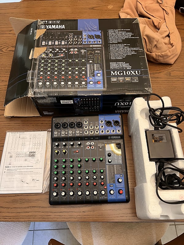 Yamaha MG10XU 10Channel Analog Mixer 2016 Present Black Reverb