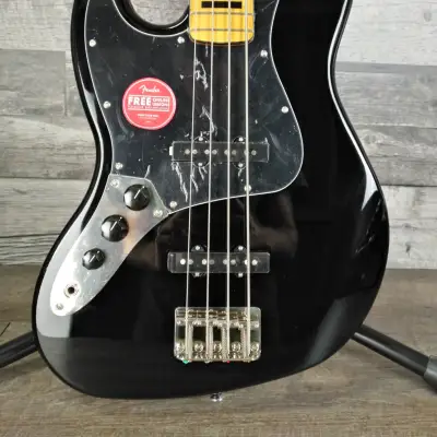 Squier Classic Vibe '70s Jazz Bass Left-Handed Black image 2