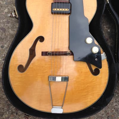 National Guitar  1120 New Yorker Archtop 1952/3 Natural Maple image 2