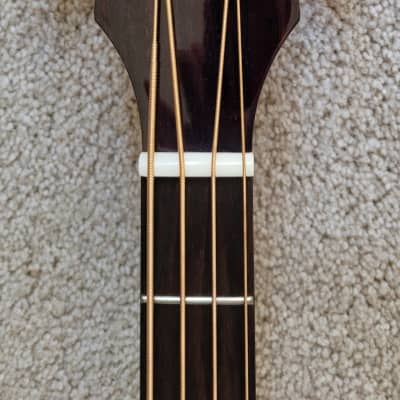 Guild B-140E Acoustic Electric Bass Guitar, Natural Finish, Guild Gig Bag image 7
