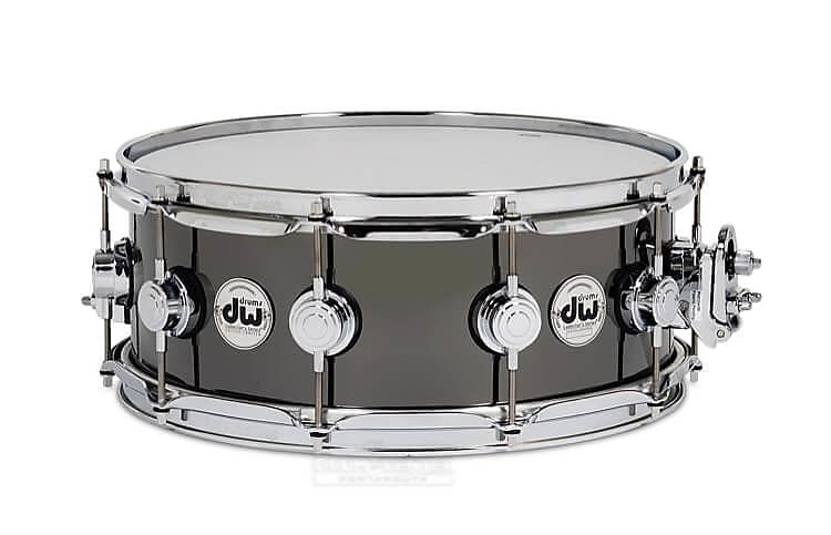 DW Collectors Black Nickel Over Brass Snare Drum 14x5.5 image 1