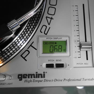 Immagine GEMINI PT 2400 High-Torque Direct Drive Professional Turntable - Platine vinyle DJ - 4