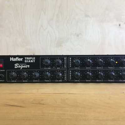 Hafler Bogner Triple Giant - Classic Three Channel Tube Preamp Rack | Reverb