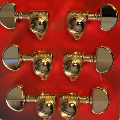 NEW Grover Gold 3X3 Guitar Tuners (102-18G) - 18 to 1 Ratio image 1