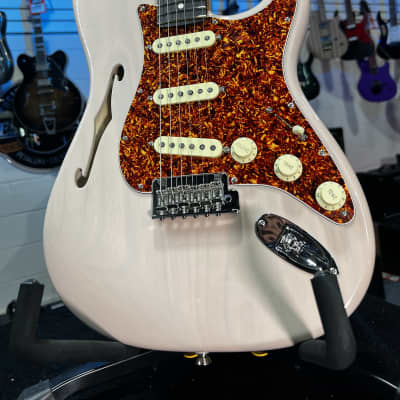 Fender American Professional II Stratocaster Thinline Transparent Shell Pink Rosewood Fingerboard GET PLEK'D! 647 image 1