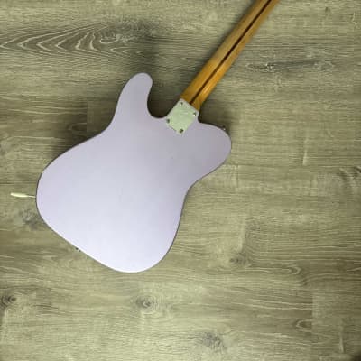 MJT Thinline Deluxe Telecaster style Lilac image 9