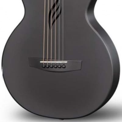Enya Nova Go 1/2 Size Carbon Fibre Acoustic Travel Guitar, Black for sale