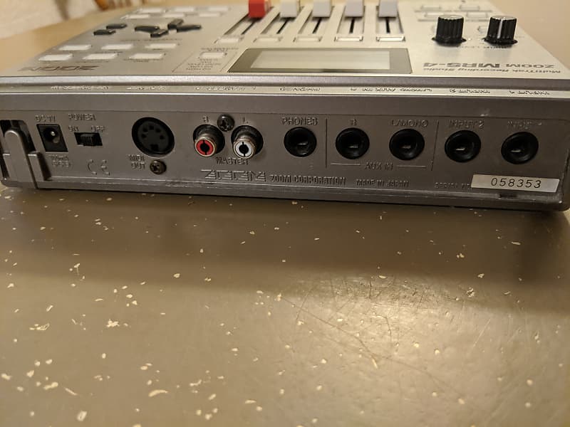 Zoom MRS4 Grey 4 track portable recording device Reverb