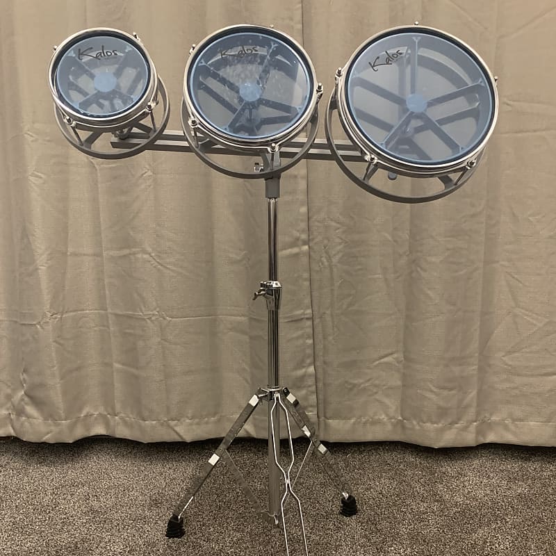 Kalos Roto Toms 6/8/10" 3pc Set with Double Braced Stand Reverb