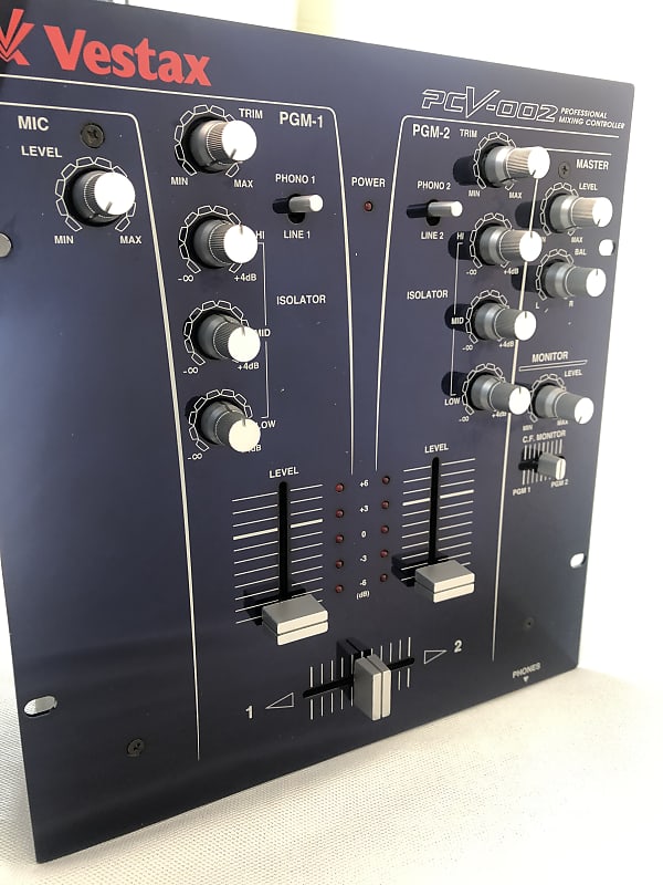 DJミキサー　ベスタクス　pcv-002 vestax PCV-002 #mixer Features: The PCV-002 is equipped with