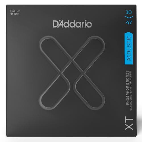 D'Addario XT 12-String Phosphor Bronze Acoustic Guitar Strings image 1