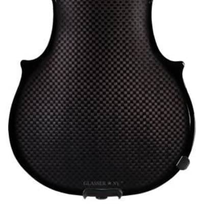 Glasser Carbon Composite Acoustic Electric 4-String 16" Viola 2020s Black image 2
