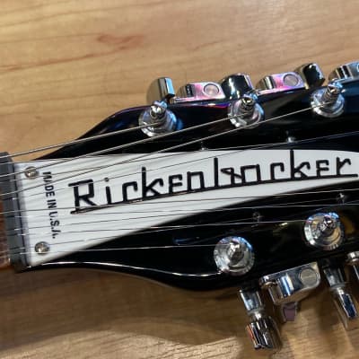 Rickenbacker 330/12 JetGlo 12-String 24-Fret Electric Guitar Black image 9
