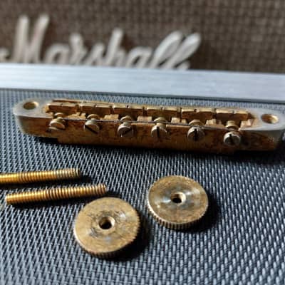 Gibson ABR-1 Bridge Tune-O-Matic Gold Vintage 60s 70s for sale