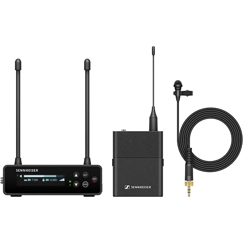 Sennheiser EW-DP ME 2 SET Camera-Mount Digital Wireless Omni Lavalier Mic  System (R4-9: 552 to 607 MHz)