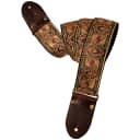 Paul Reed Smith PRS 2" Deluxe Retro Jacquard Guitar Strap - Burgundy