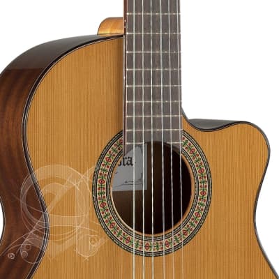 Alhambra 3C-CW Mahogany Classical with Cutaway image 4