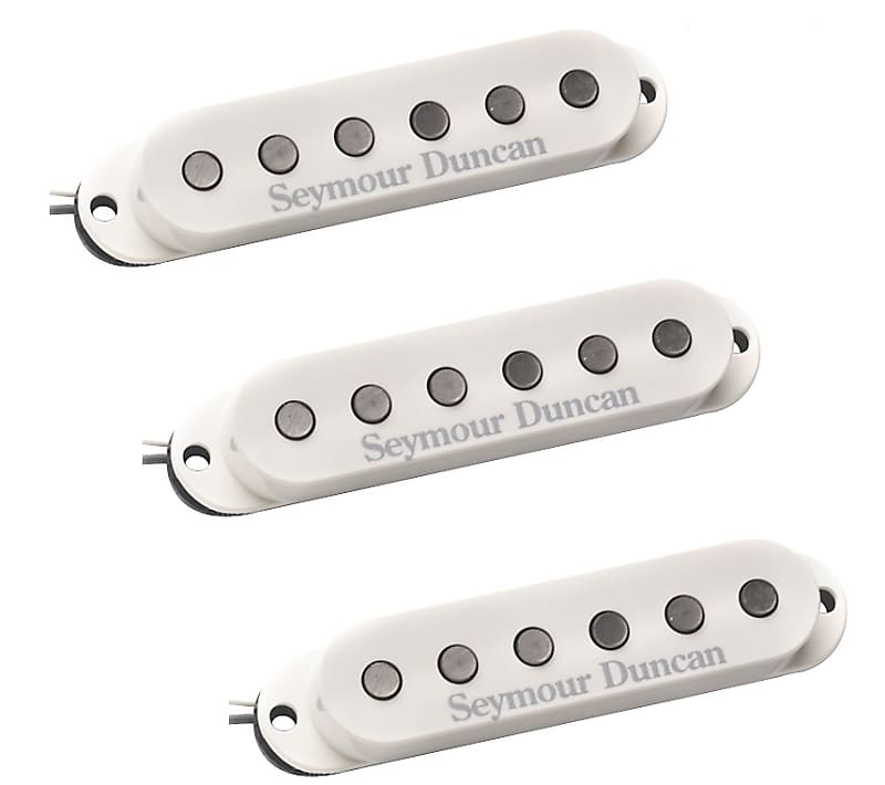 Seymour Duncan California 50's White Strat Set SSL-1 Single Coil Fender Replacement Pickup Set image 1