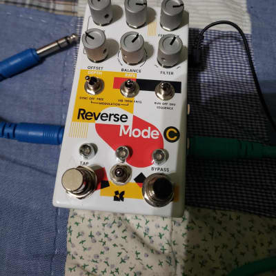 Chase Bliss Audio Reverse Mode C 2023 - White Graphic for sale