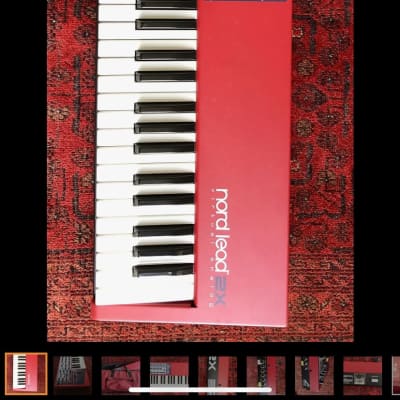 Nord Lead 2X 49-Key 20-Voice Polyphonic Synthesizer 2003 - 2013 - Red