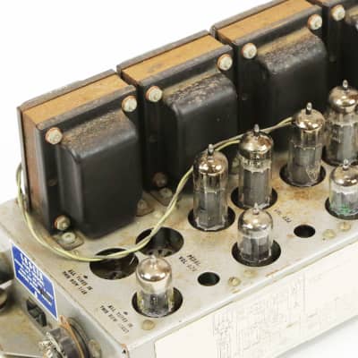 1959 Leslie Type 100GK Model for Gulbransen Vintage Amplifier Hammond Tube Amp 65w 4 Channel Power Amp 100 Isomonic Organ Indigo Studios image 5