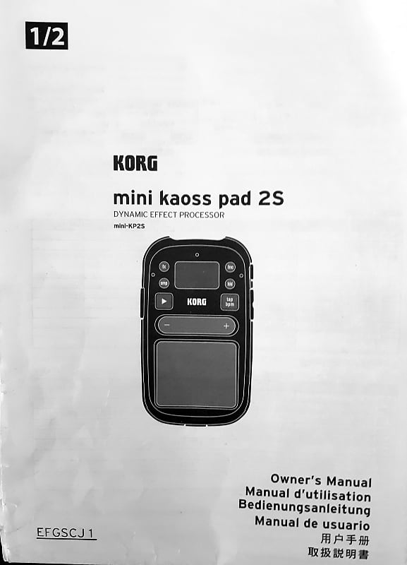 Korg Mini KAOSS Pad 2S