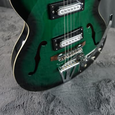 Crestwood Hollowbody Electric - Green image 1