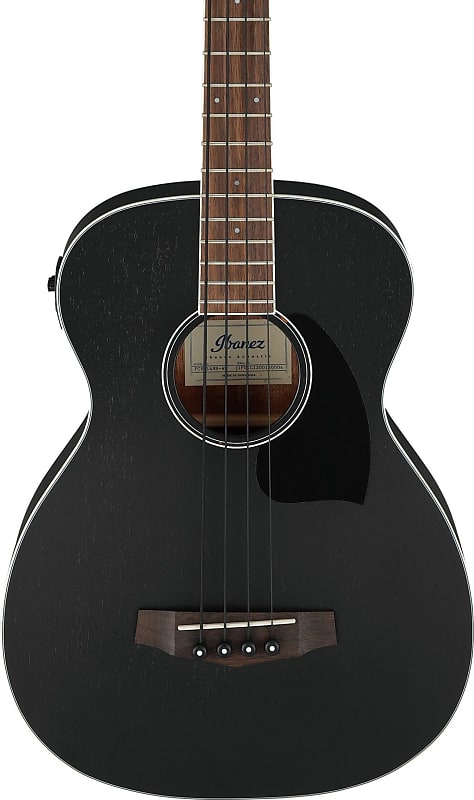 Ibanez PCBE14MH Acoustic-Electric Bass Guitar, Weathered Black Open Pore image 1