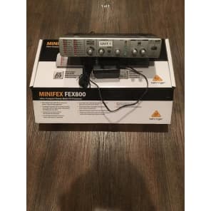 Behringer FEX800 MINIFEX Ultra Compact 24-Bit Stereo Multi-Effects  Processor