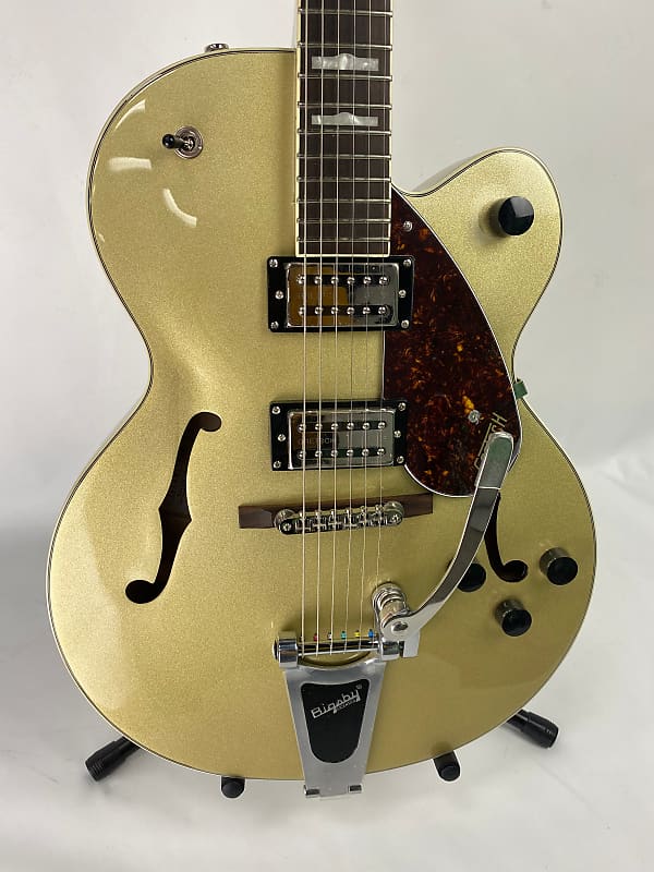 Gretsch Guitars G2420T Streamliner Hollow Body with Bigsby Electric Guitar Gold Dust
