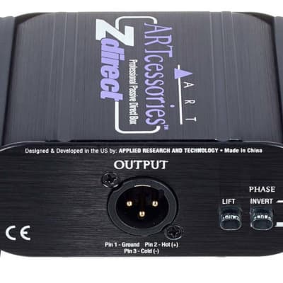 ART ZDirect Professional Passive Audio Interface Direct Box image 5