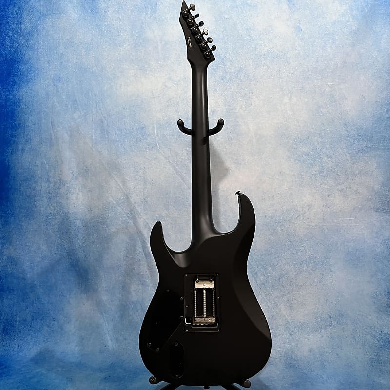 B.C Rich ASM Pro Satin Black Neck Thru Made in Korea EMGs