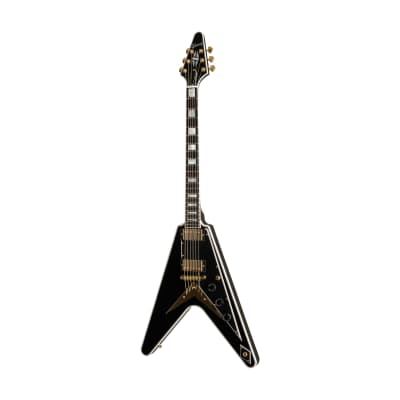 Gibson Flying V Custom Ebony - Custom Electric Guitar image 1