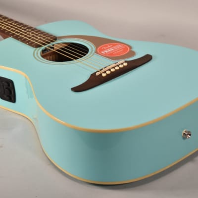 2020 Fender California Series Malibu Player Aqua Splash Finish Acoustic Guitar image 3