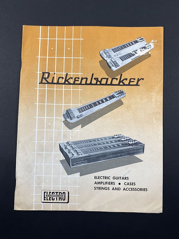 1955 Rickenbacker Catalog Case Candy Brochure Combo 600 and 800 image 1
